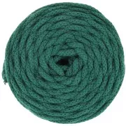 Verde bottiglia - Cordone di cotone per creazioni in macramè Cotton Air 5 mm Verde Bottiglia x 50m Cordone di cotone per creazioni in macramè Cotton Air 5 mm Verde Bottiglia x 50m