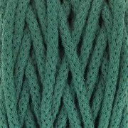 Cordone di cotone per creazioni in macramè Cotton Air 5 mm Verde Bottiglia x 50m