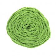 Cordone di cotone per creazioni in macramè Cotton Air 5 mm Verde chiaro x 50m|raw }}