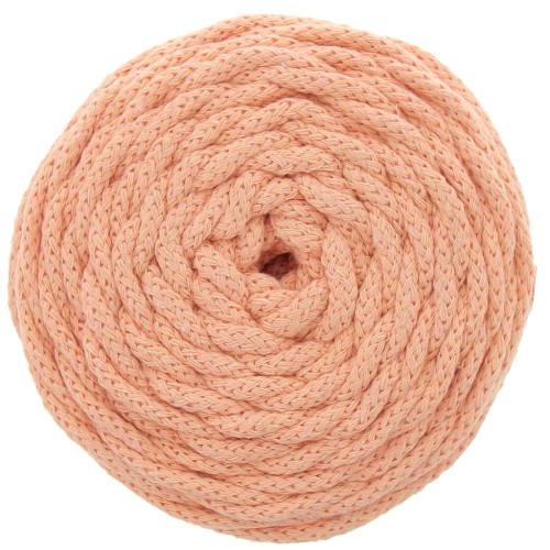 Cordone di cotone per creazioni in macramè Cotton Air 5 mm Salmon x 50m