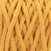 Bobina cordone cotone per creazioni in macramè Cotton  Air 5 mm Mostaza x 50m