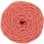 Bobine de cordon en coton pour macramé Cotton Air 5 mm - Orange x50m