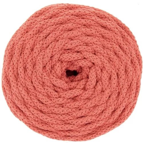 Cordone di cotone per creazioni in macramè Cotton Air 5 mm Arancione x 50m