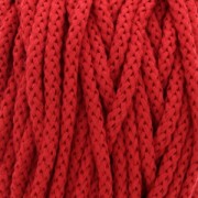 Cordone di cotone per creazioni in macramè Cotton Air 5 mm Rosso x 50m