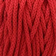 Cordone di cotone per creazioni in macramè Cotton Air 5 mm Rosso x 50m