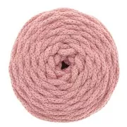 Bobine de cordon en coton pour macramé Cotton Air 5 mm - Blush x50m