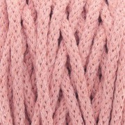 Cordone di cotone per creazioni in macramè Cotton Air 5 mm Rosa Antico x 50m