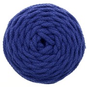 Cordone di cotone per creazioni in macramè Cotton Air 5 mm Blu Marino x 50m|raw }}
