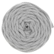 Cordone di cotone per creazioni in macramè Cotton Air 5 mm Grigio  x 50m|raw }}