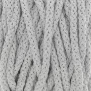 Cordone di cotone per creazioni in macramè Cotton Air 5 mm Grigio  x 50m