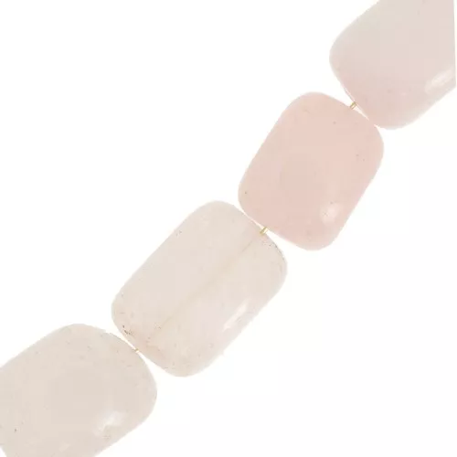 Perlina Quartzo Rosa mm. 20x15 x4