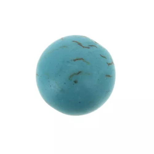 Perlina Turquoise mm. imitazione 13/14 x1