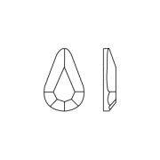 Cabochon PureCrystal 2300 mm. 10x6 Crystal