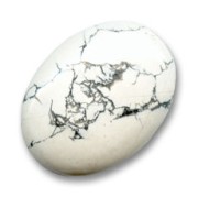 Cabochon ovale mm. 40x30 Howlite