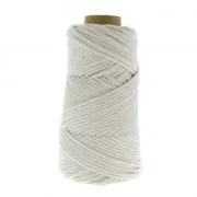 Cordone per creazioni in macramè Suprême Cotton 3XL pettinato Grigio chiaro x 75m