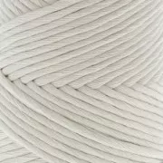 Cordone per creazioni in macramè Suprême Cotton 3XL pettinato Grigio chiaro x 75m