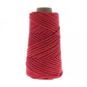 Cordone per creazioni in macramè Suprême Cotton 3XL pettinato Rosa scuro x 75m