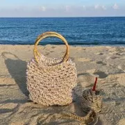 Cordone per creazioni in macramè Rayon Air 4 mm Dorato x 50m