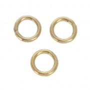 Anellini chiusi 6x1 mm in Gold filled x5