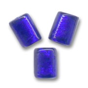 Cilindri Foglia Argento mm. 10x8 Dark Sapphire x4|raw }}