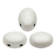 Perle in vetro Samos® par Puca® 5x7mm Opaque White x10g|raw }}