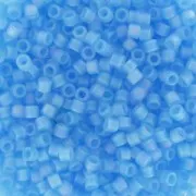 Miyuki Delica 11/0 DB0861 - Mat Transparent Aqua AB