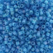 Miyuki Delica 11/0 DB0862 - Mat Transparent Capri Blue AB