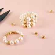 Separatore 3 file mm. 17x5 dorato strass Crystal x1