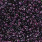 Miyuki Delica 11/0 DB0279 - Luster Emerald Lined Cranberry