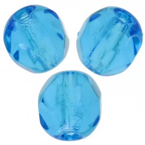 Sfaccettate mm. 4 Aquamarina  x50
