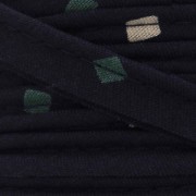 Bordino di viscosa Atelier Brunette 10 mm Shine Night x1m|raw }}