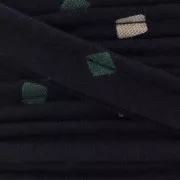 Bordino di viscosa Atelier Brunette 10 mm Shine Night x1m