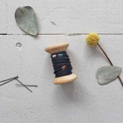 Bordino di viscosa Atelier Brunette 10 mm Shine Night x1m