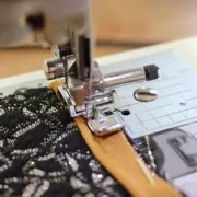 Bordino di viscosa Atelier Brunette 10 mm Shine Night x1m