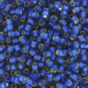 Miyuki Delica 11/0 DB0693 - Dyed Semi Mat Silver Lined Dusk Blue|raw }}