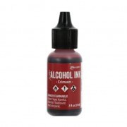 Inchiostro trasparente ha base alcolica Adirondack Tim Holtz 14ml Crimson x1|raw }}