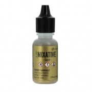 Inchiostro trasparente ha base alcolica Adirondack Tim Holtz 14ml Gold x1|raw }}