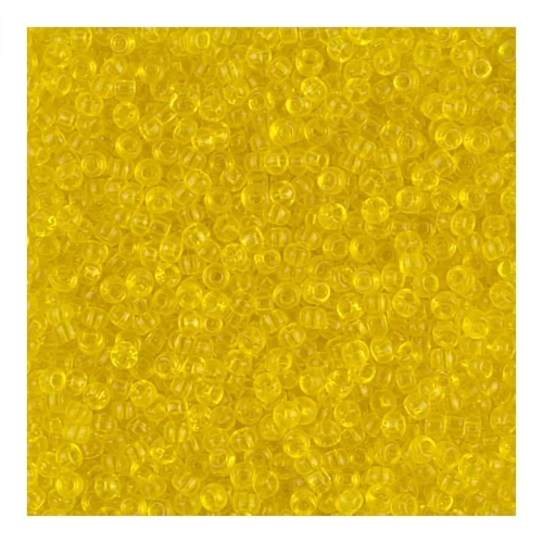 Rocaille Miyuki 15/0 136 - Transparent Yellow