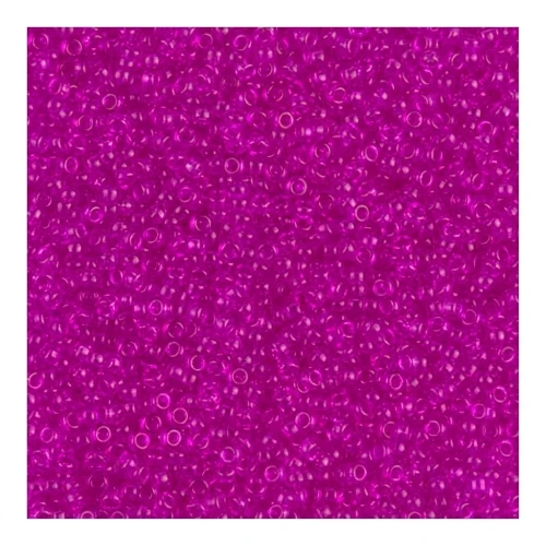 Rocaille Miyuki 15/0 1310 - Dyed Transparent Fuchsia