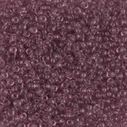 Rocaille Miyuki 15/0 142 - Transparent Smoky Amethyst|raw }}