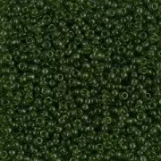 Rocaille Miyuki 15/0 158 - Transparent Olive