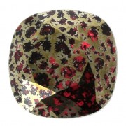 Cabochon PureCrystal  4470 12mm Scarlet Gold Patina x1