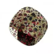 Cabochon PureCrystal  4470 12mm Scarlet Gold Patina x1