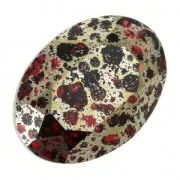 Cabochon PureCrystal 4120 18x13 mm Scarlet Gold Patina x1