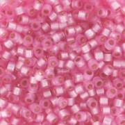 Miyuki Delica 11/0 DB0625 - Dyed Rose Silver Lined Alabaster