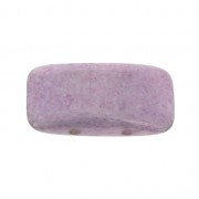 Perline in vetro di Boemia Carrier Bead 2 fori 11 x 22 mm  Op Light Rose Ceramic Look x6|raw }}