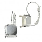 Monachelle per cabochons PureCrystal Imperial 4480 10 mm Argentato x2|raw }}