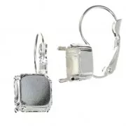 Monachelle per cabochons PureCrystal Imperial 4480 10 mm Argentato x2