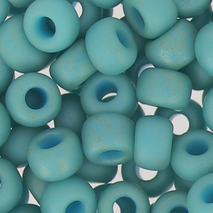 Rocaille Miyuki 6/0 1251 - Metallic Turquoise Mat