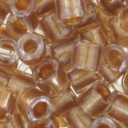 Miyuki Delica 8/0 DBL0901 - Crystal Spkl Honey Beige Lined